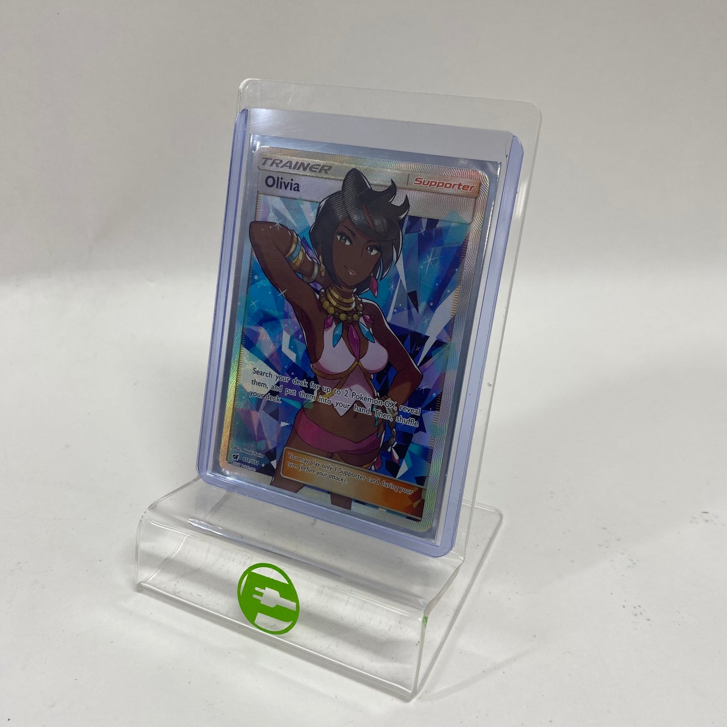 Pokémon TCG Crimson Invasion Olivia 111 English