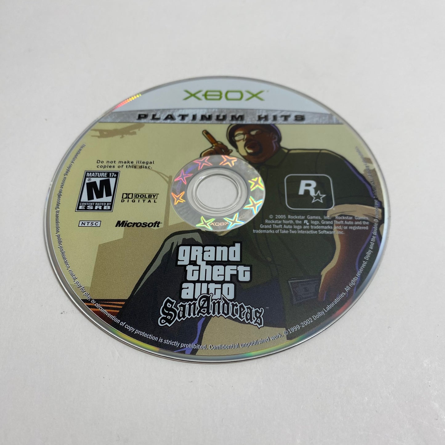 Grand Theft Auto San Andreas: Second Edition (Microsoft Xbox, 2005)