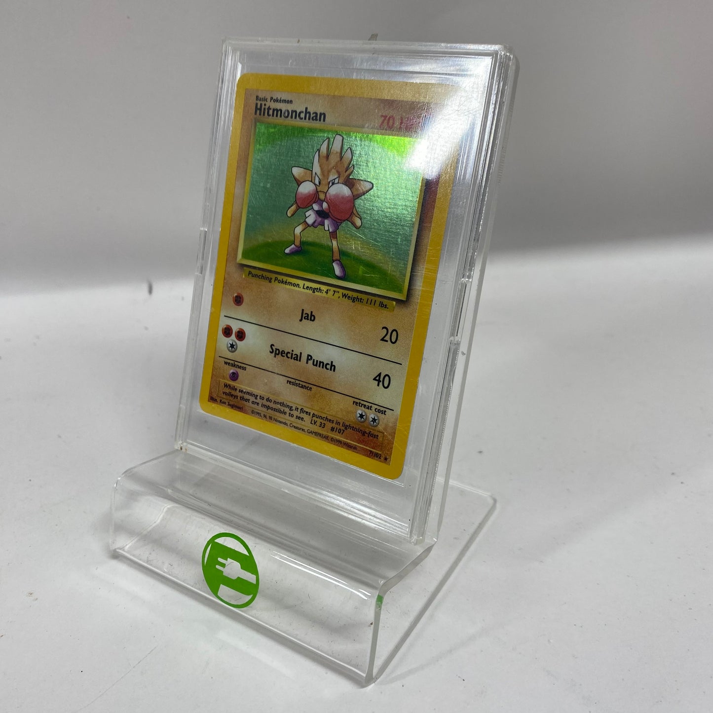 Pokémon TCG Base Set Hitmonchan 7 English