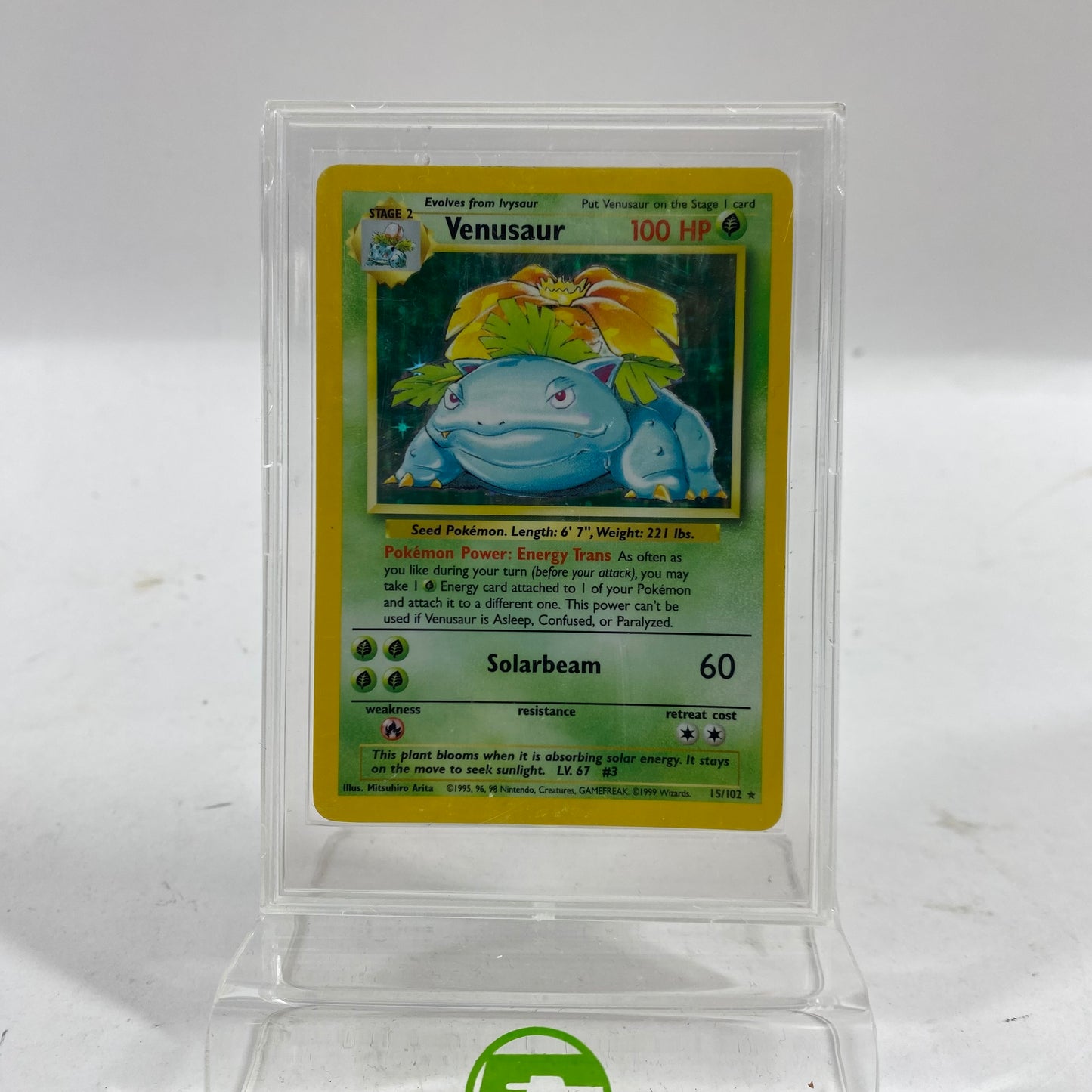 Pokémon TCG Base Set Venusaur 15/102 English
