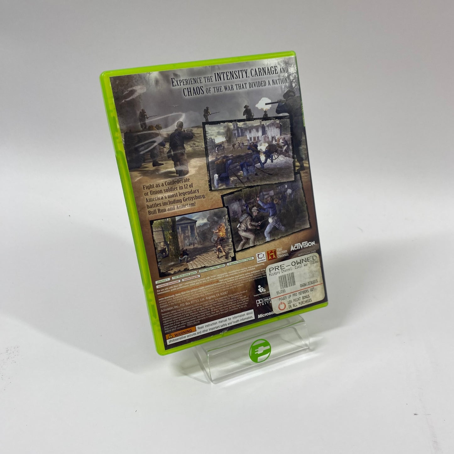History Channel Civil War A Nation Divided (Microsoft Xbox 360, 2006)