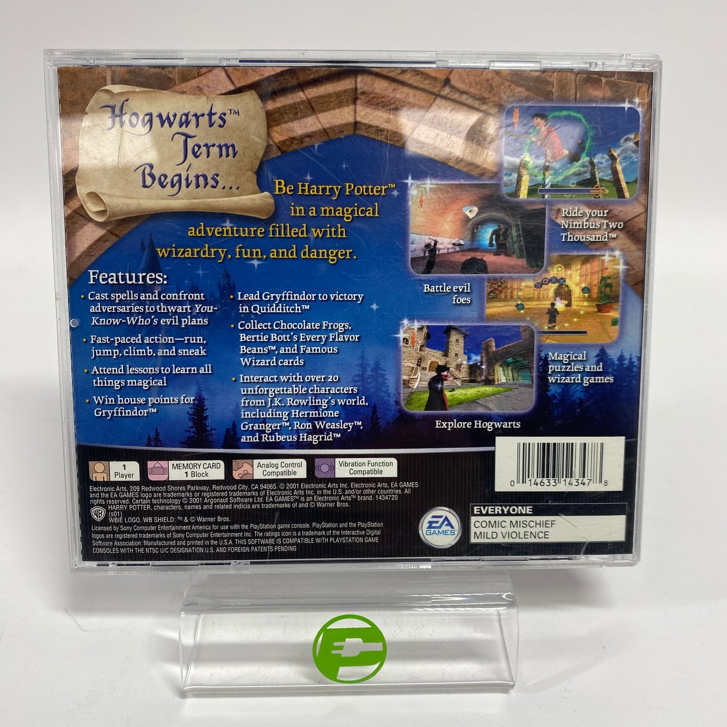 Harry Potter and the Sorcerer's Stone (Sony PlayStation 1 PS1, 2001)