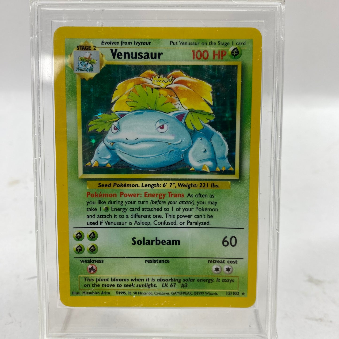 Pokémon TCG Base Set Venusaur 15/102 English