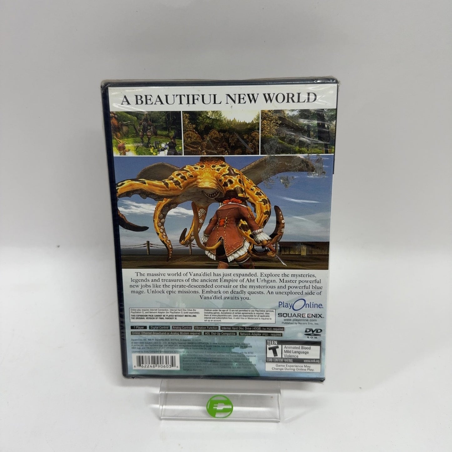 New Final Fantasy XI Treasures of Aht Urhgan (Sony PlayStation 2 PS2, 2006)