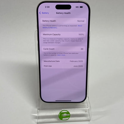 T-Mobile Apple iPhone 16 Pro 128GB Desert Titanium MYMC3LL/A