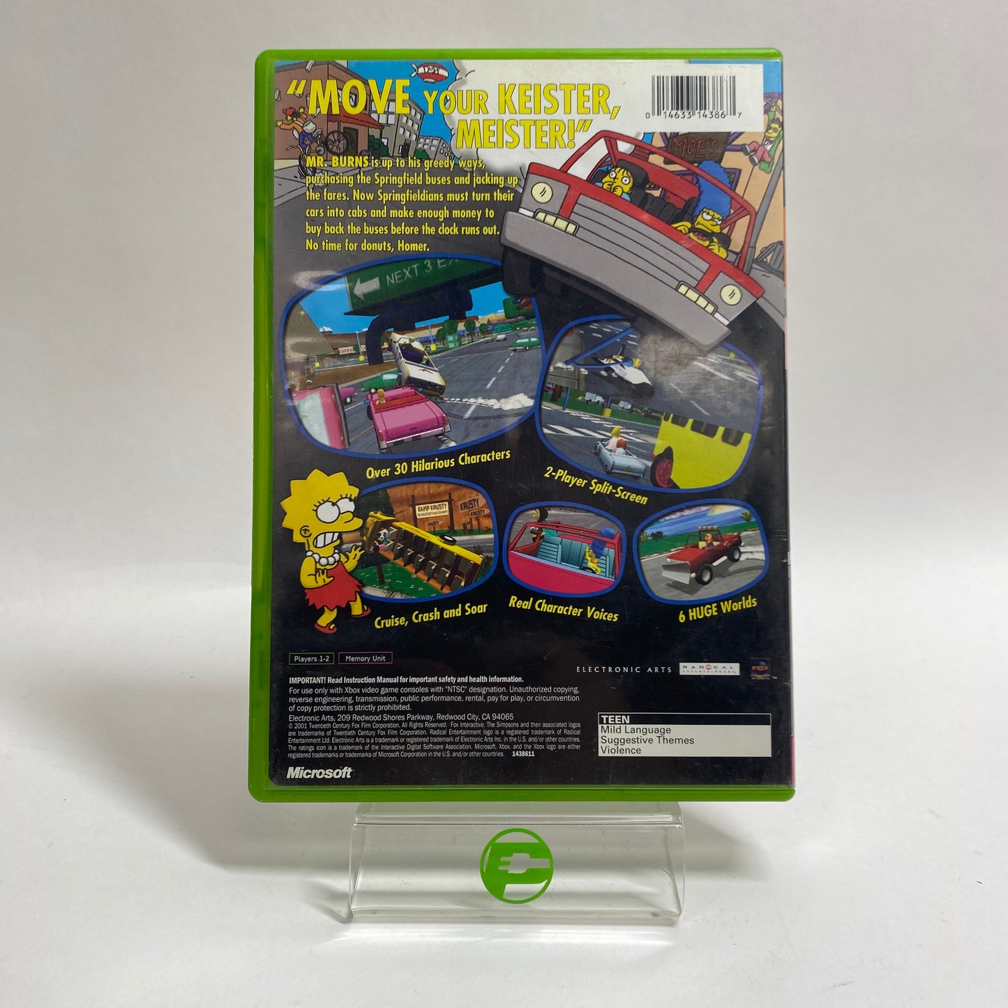 The Simpsons Road Rage (Microsoft Xbox, 2001)