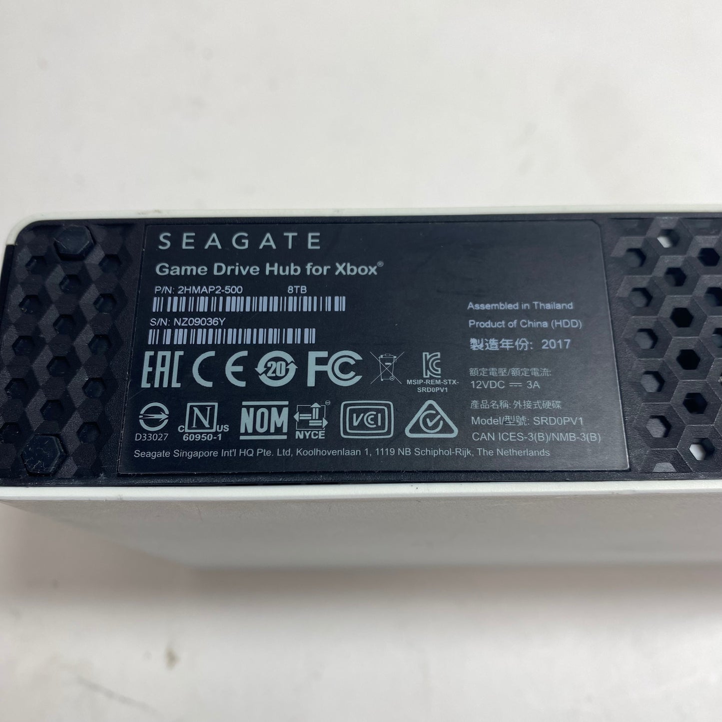 Seagate Portable SRD0PV1 8TB USB-B to USB-A SSD SRD0PV1