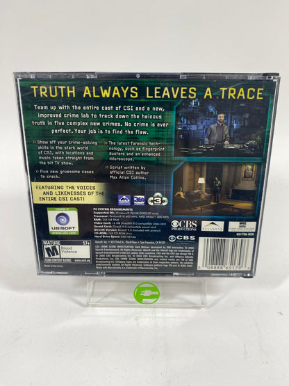 CSI: Crime Scene Investigators Dark Motives (PC, 2004)