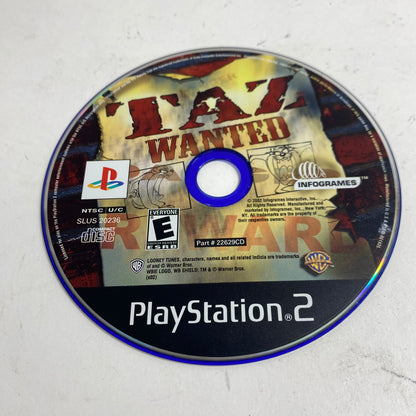 Taz Wanted (Sony PlayStation 2 PS2, 2002)