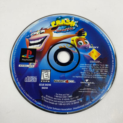 Crash Bandicoot Warped (Sony PlayStation 1 PS1, 1998)