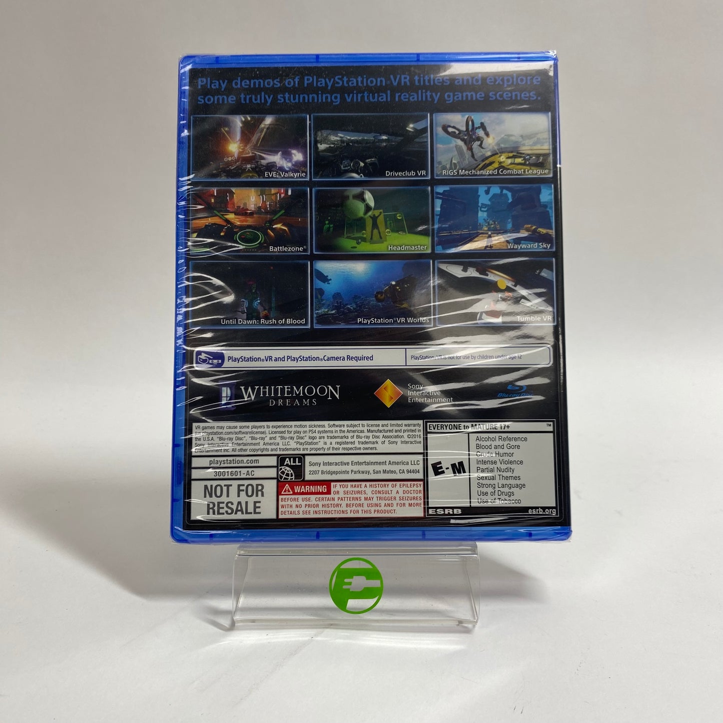 New PlayStation VR Demo Disc (Sony PlayStation 4 PS4, 2016)