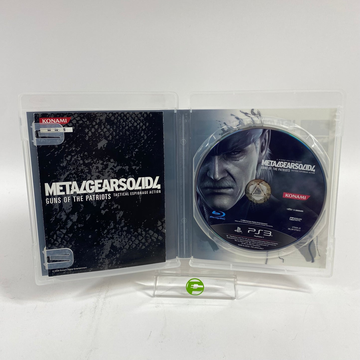 Metal Gear Solid 4: Guns of the Patriots (Sony PlayStation 3 PS3, 2008) JP