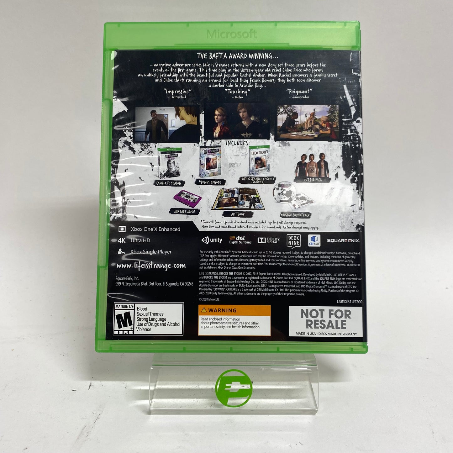 Life is Strange: Before the Storm [Limited Edition] (Microsoft Xbox One, 2018)