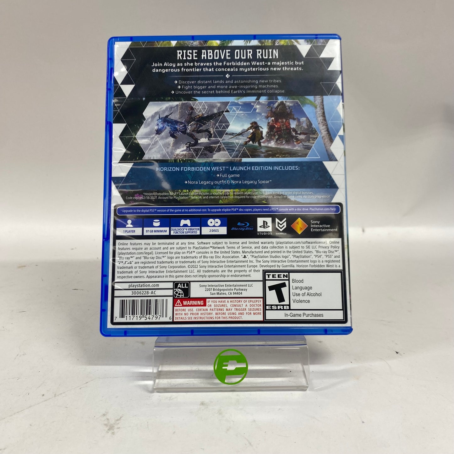 Horizon Forbidden West [Launch Edition] (Sony PlayStation 4 PS4, 2022)