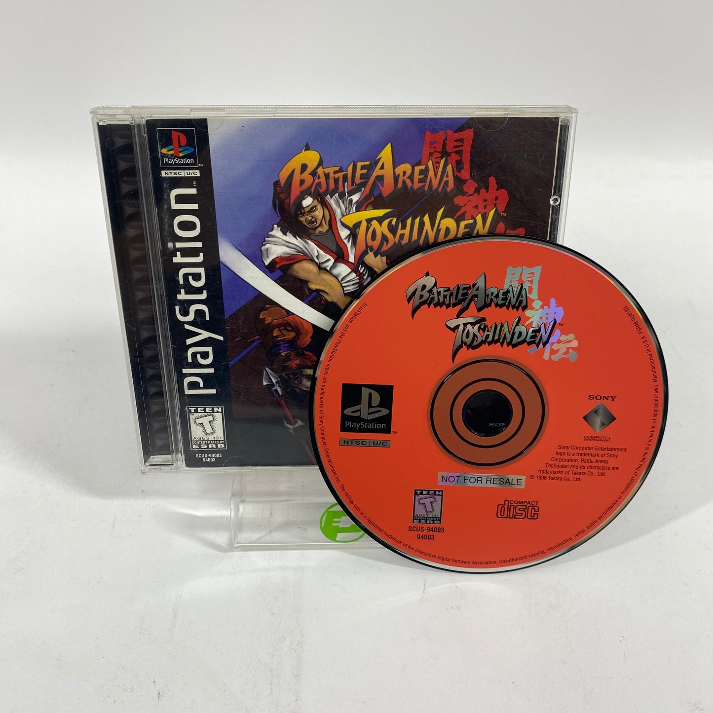 Battle Arena Toshinden [Not for Resale] (Sony PlayStation 1 PS1, 1995)