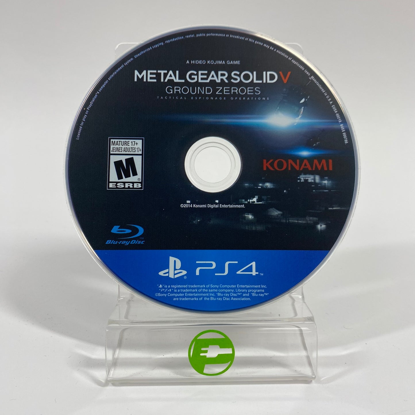 Metal Gear Solid V: Ground Zeroes (Sony PlayStation 4 PS4, 2014)