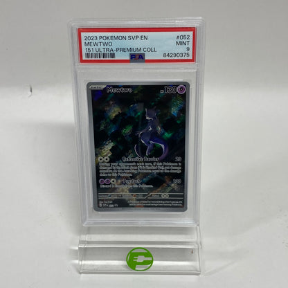 Pokémon TCG Scarlet & Violet Mewtwo 052 English PSA 9 Mint