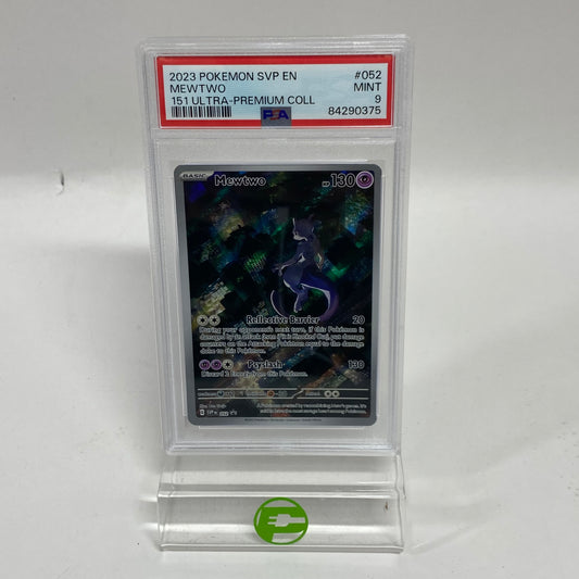 Pokémon TCG Scarlet & Violet Mewtwo 052 English PSA 9 Mint