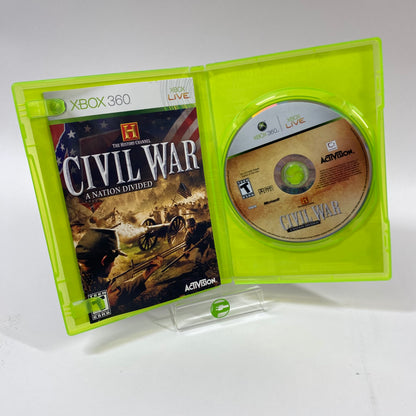 History Channel Civil War A Nation Divided (Microsoft Xbox 360, 2006)