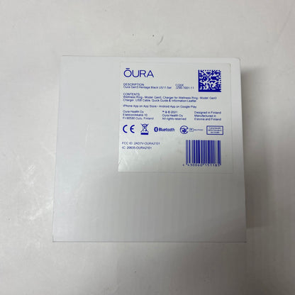 Oura Gen3 Heritage Black Ring Smart Ring JZ90-1001-11