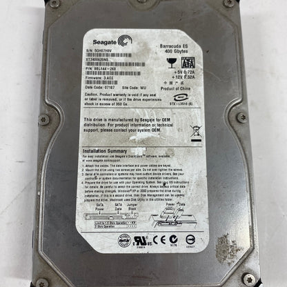 Seagate 3.5" Barracuda ES 400GB SATA III 6Gbps HDD ST3400620NS