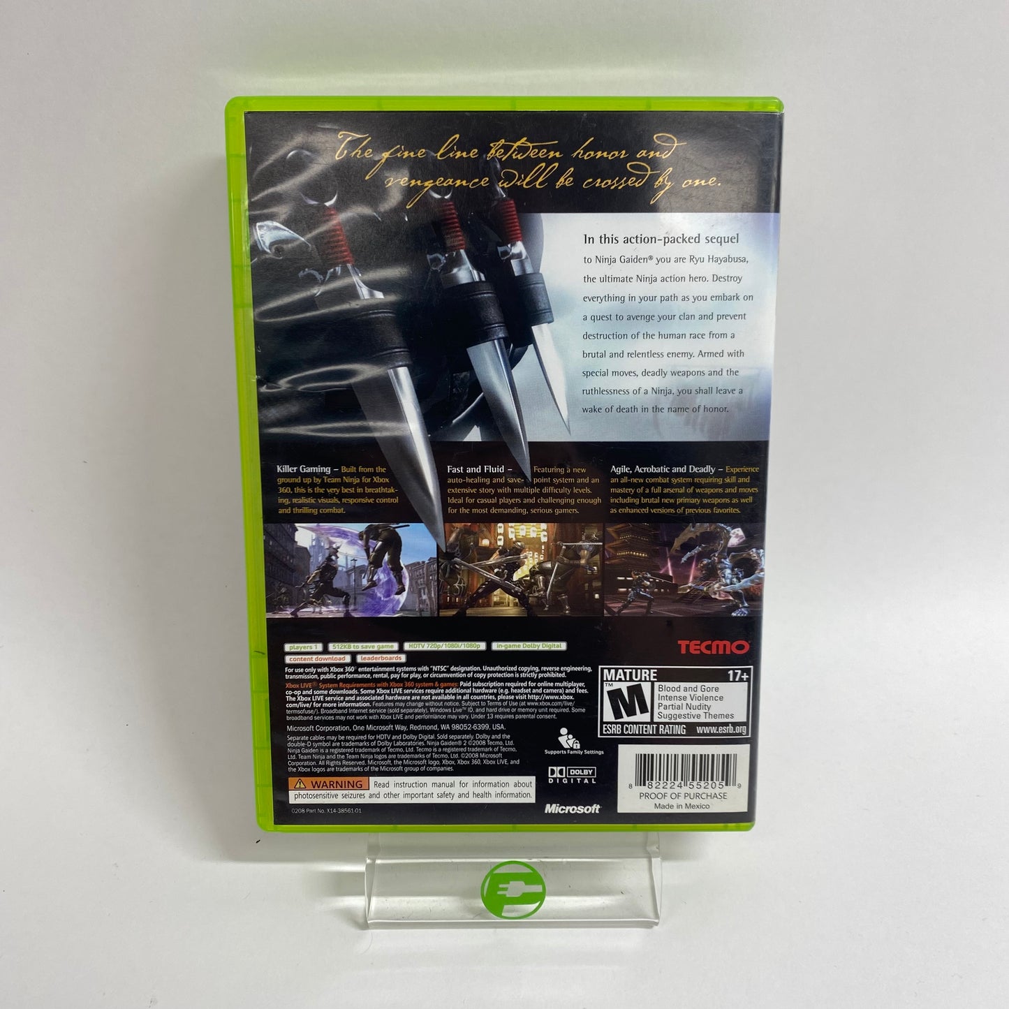 Ninja Gaiden II (Microsoft Xbox 360, 2008)