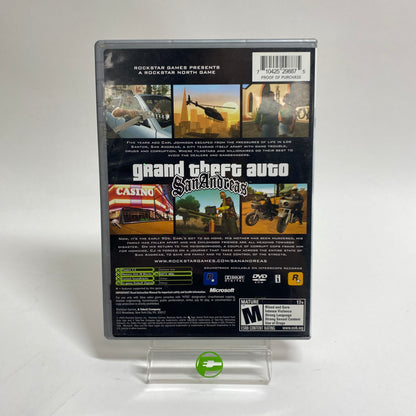 Grand Theft Auto San Andreas: Second Edition (Microsoft Xbox, 2005)