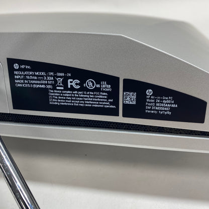 HP 24-dp0014 24-DP0014 24" Ryzen 5 3500U 2.10GHz 12GB RAM