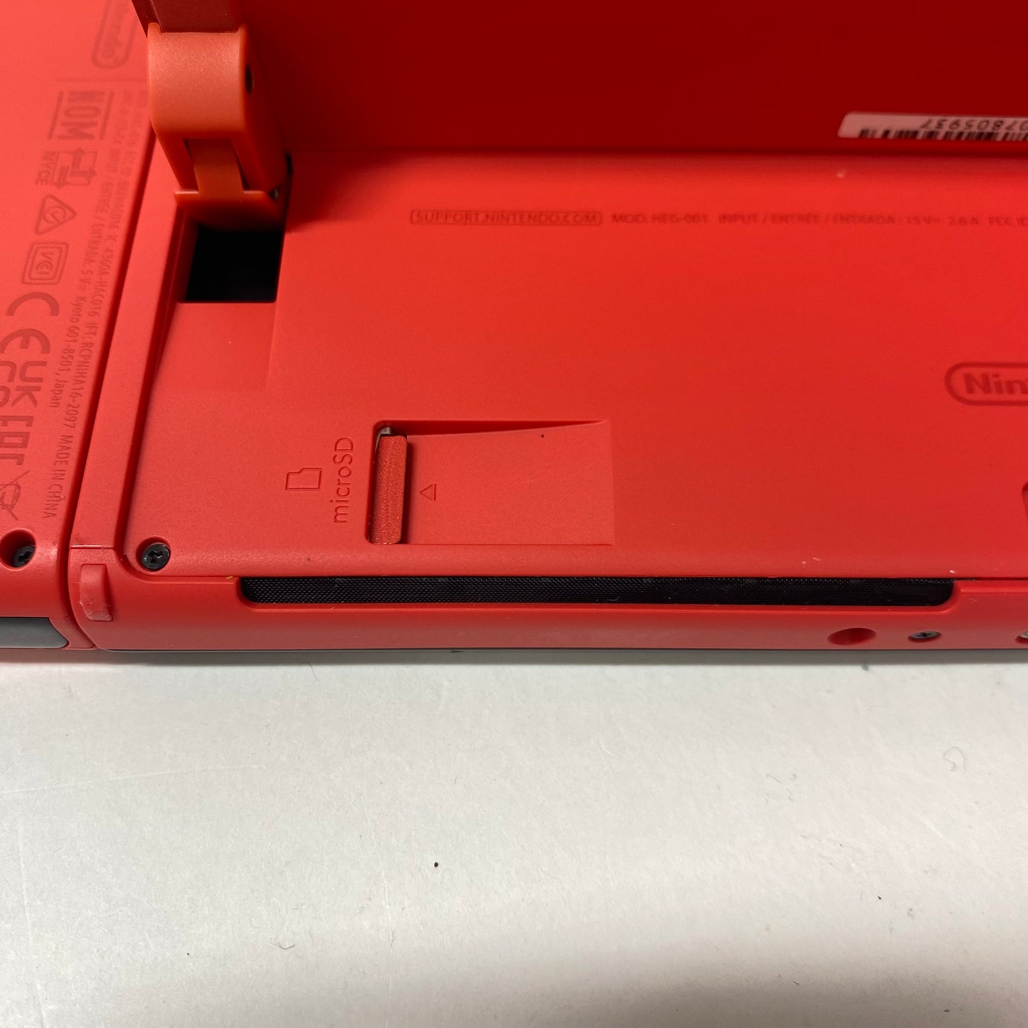 Nintendo Switch OLED Video Game Console HEG-001 Mario Red Edition + 128 GB MicroSD