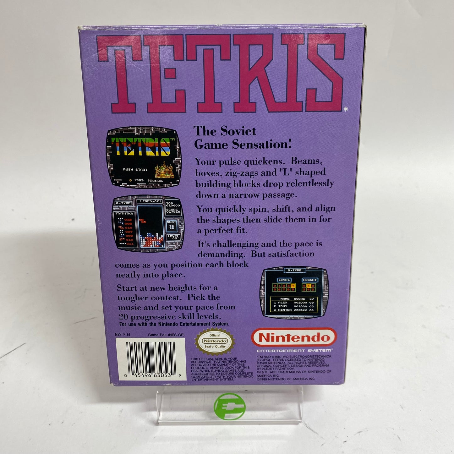 Tetris (Nintendo NES, 1989)