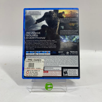 Dishonored [Definitive Edition] (Sony PlayStation 4 PS4, 2015)