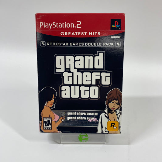 Grand Theft Auto Double Pack (Sony PlayStation 2 PS2, 2003)