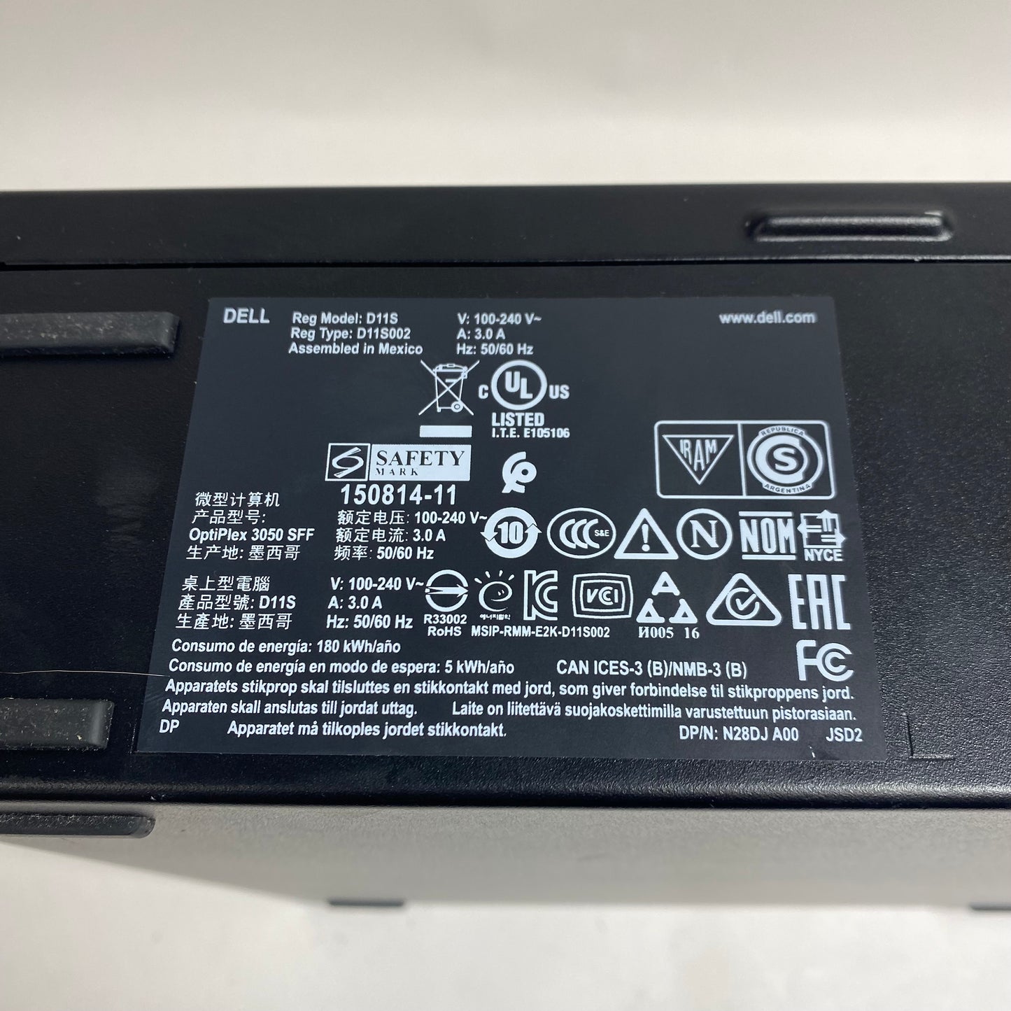 Dell OptiPlex 3050 3050 Intel i5-6500U 3.20GHz 16GB RAM 256GB HDD