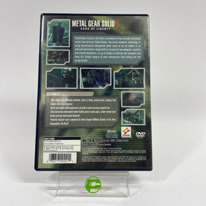 Metal Gear Solid 2 (Sony PlayStation 2 PS2, 2001)