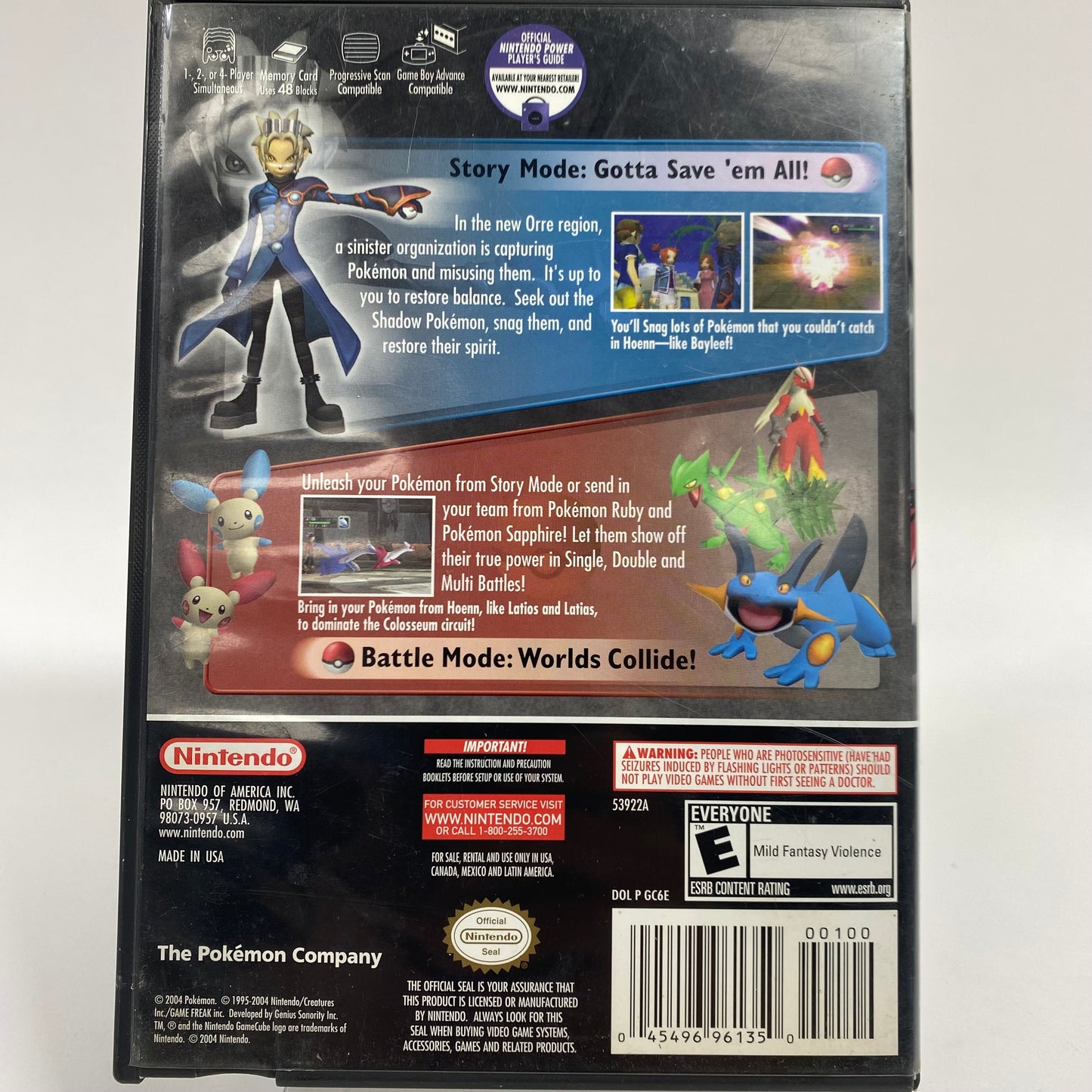 Pokemon Colosseum (Nintendo GameCube, 2004)