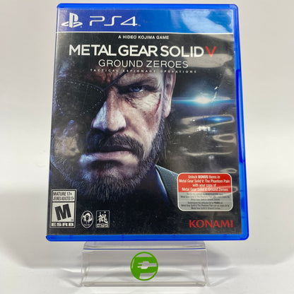 Metal Gear Solid V: Ground Zeroes (Sony PlayStation 4 PS4, 2014)