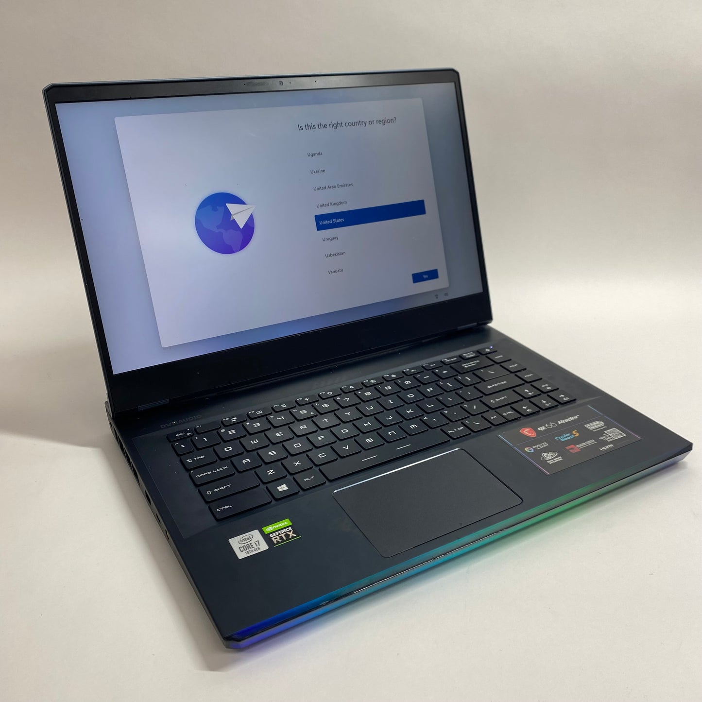 MSI Raider GE66 MS-1541 15.6" i7-10750H 2.6GHz 16GB RAM 1TB SSD GeForce RTX 2070