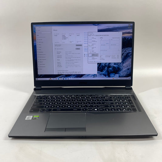Broken MSI GP75 LEOPARD 17.3" i7-10750H 2.6GHz 16GB RAM 512GB SSD GeforceRTX2070