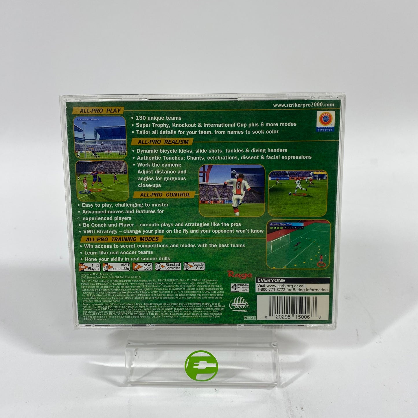 Striker Pro 2000 (Sega Dreamcast, 2000)