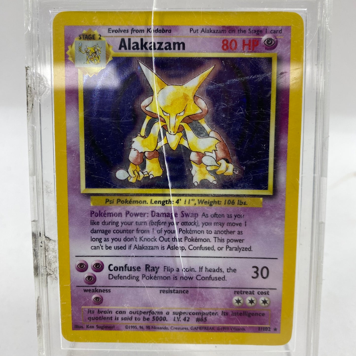 Pokémon TCG Base Set Alakazam 1/102 English