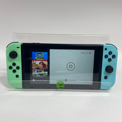 Nintendo Switch v2 Video Game Console HAC-001(-01) Animal Crossing Edition
