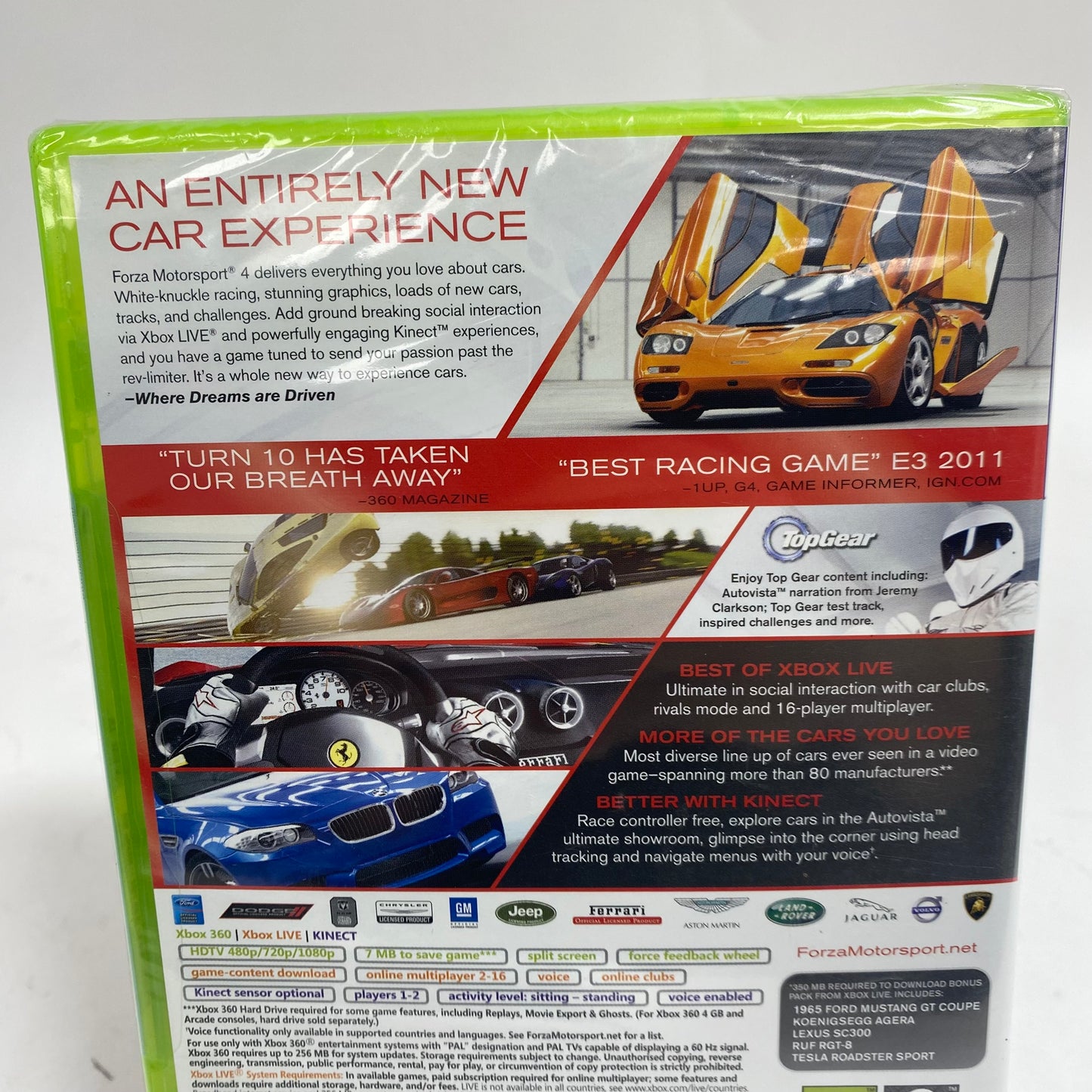 New Forza Motorsport 4 (Microsoft Xbox 360, 2011)