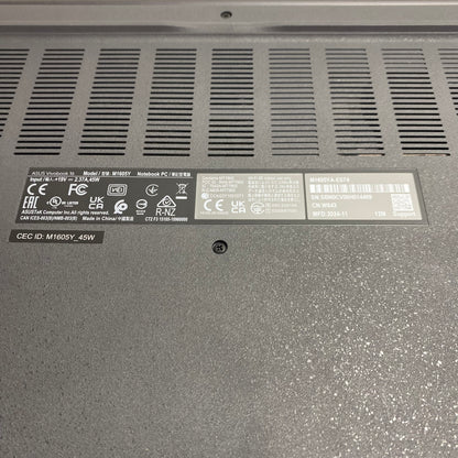 Asus Vivobook 16 M1605Y 16" Ryzen 7 7730U 2.0GHz 8GB RAM 1TB SSD