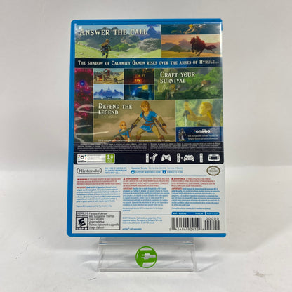 Zelda Breath of the Wild (Nintendo Wii U, 2017)