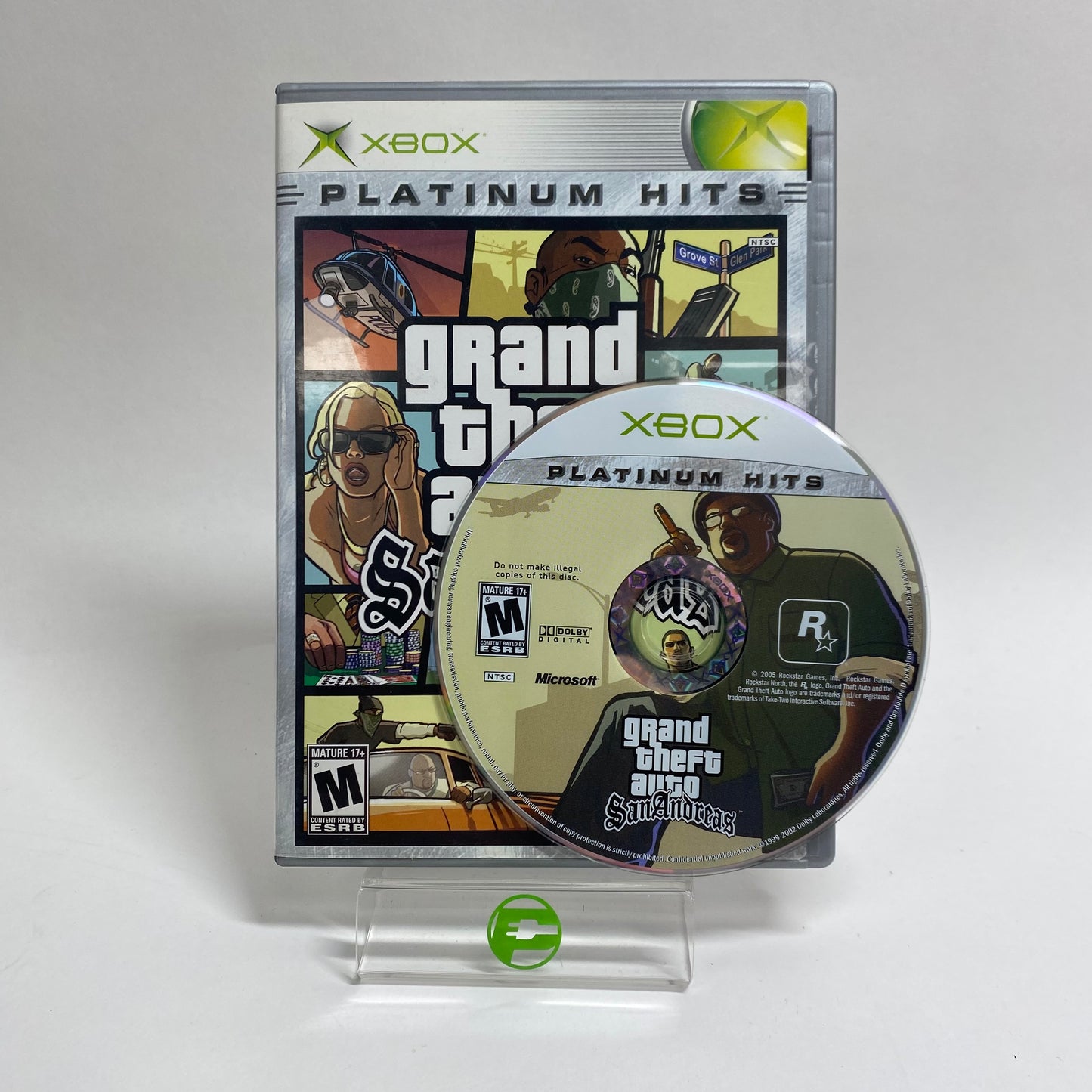 Grand Theft Auto San Andreas: Second Edition (Microsoft Xbox, 2005)