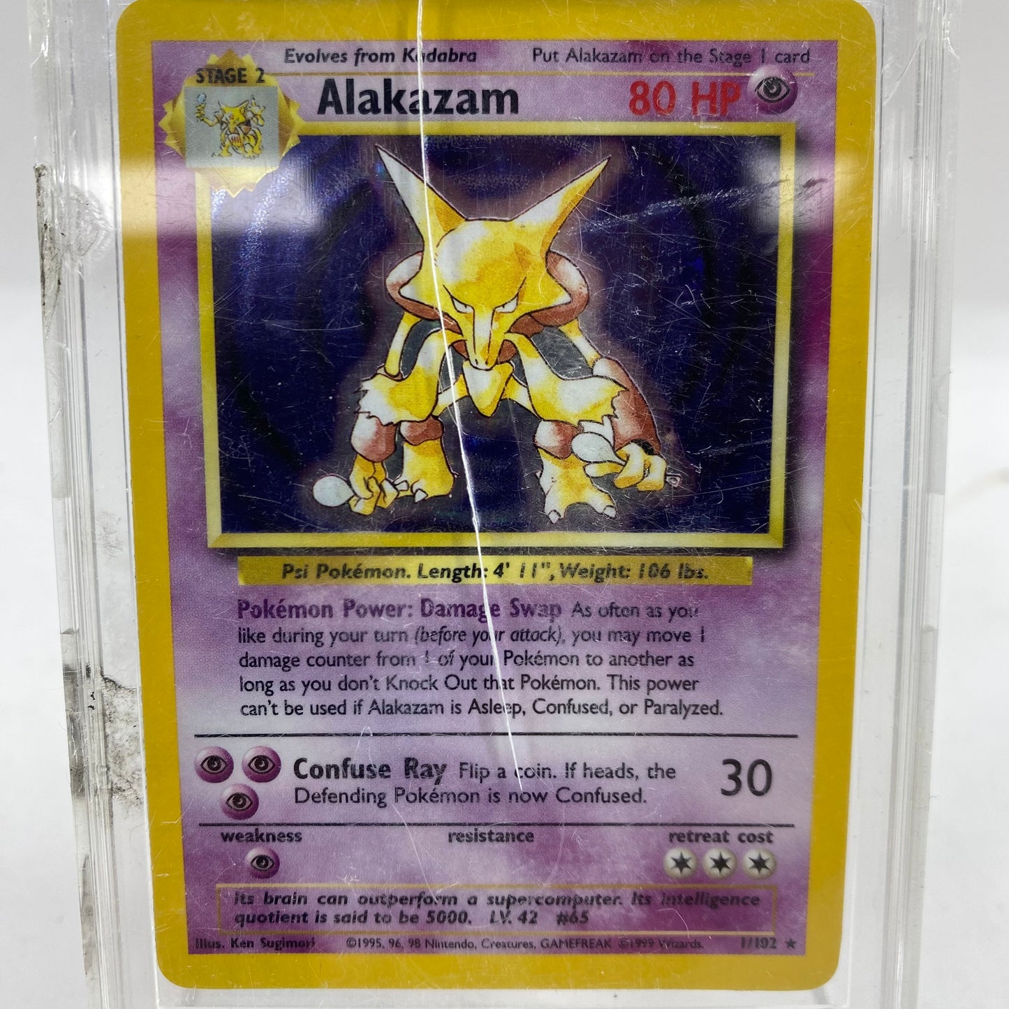 Pokémon TCG Base Set Alakazam 1/102 English
