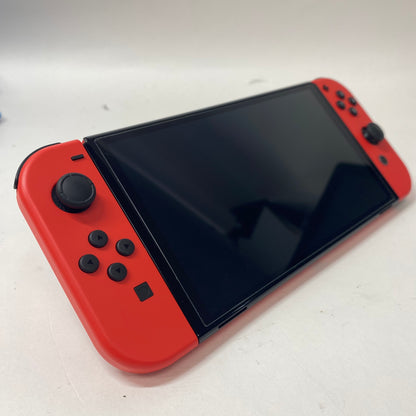 Nintendo Switch OLED Video Game Console HEG-001 Mario Red Edition + 128 GB MicroSD