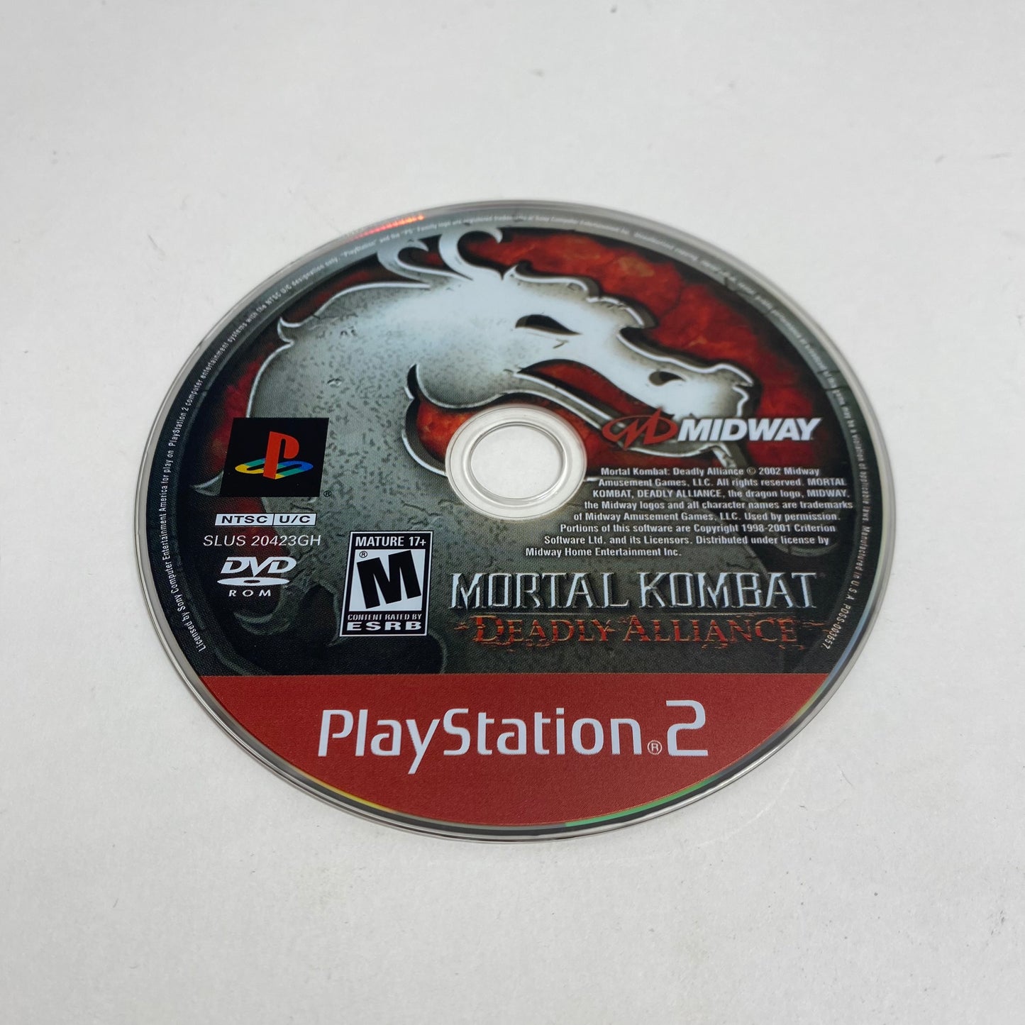 Mortal Kombat Deadly Alliance (Sony PlayStation 2 PS2, 2002)
