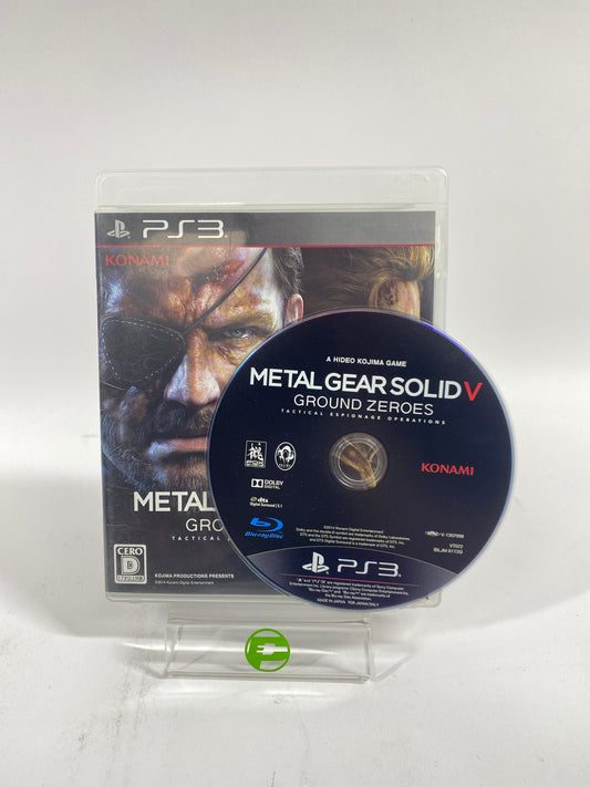 Metal Gear Solid V: Ground Zeroes (Sony PlayStation 3 PS3, 2014) JP