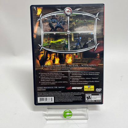 Mortal Kombat Deadly Alliance (Sony PlayStation 2 PS2, 2002)